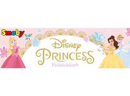 Smoby Disney Princess Piknikový koš  2 v 1