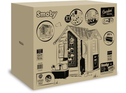 Smoby Domeček Life zahradnický rozšiřitelný - Poškozený obal