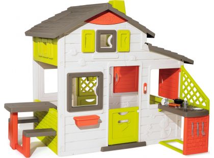 Smoby Domeček Neo Friends House s kuchyní rozšiřitelný - Poškozený obal