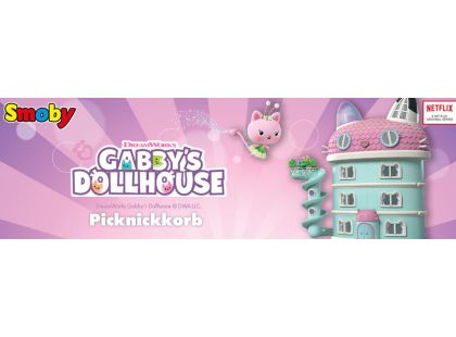 Smoby Gabbys Dollhouse Piknikový koš 2 v 1