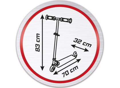 Smoby Koloběžka Cars skládací se 2 kolečky - Poškozený obal