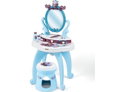 Smoby Ledové království 2 Toaletní stolek se židličkou 2v1