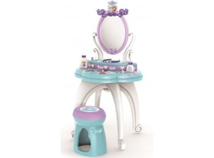 Smoby Ledové království 2 v 1 Toaletní stolek se židličkou