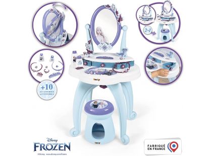 Smoby Ledové království Toaletní stolek 2 v 1 se židličkou - Poškozený obal