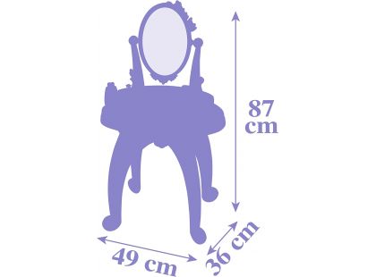 Smoby Ledové království Toaletní stolek 2 v 1 se židličkou - Poškozený obal