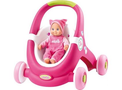 Smoby Minikiss Baby Walker 2v1 - Poškozený obal