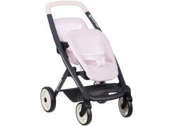 Smoby Sportovní kočárek pro panenky dvojčata Maxi Cosi sv. růžový