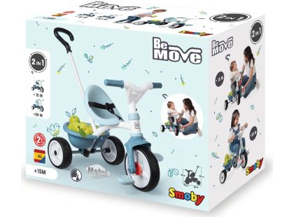 Smoby Tříkolka Be Move modrá - Poškozený obal