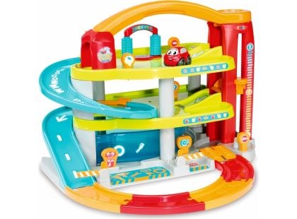 Smoby Vroom Planet Garáž velká - Poškozený obal