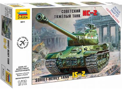 Zvezda Snap Kit tank 5011 IS-2 Stalin 1:72