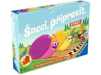 Ravensburger Šneci, připravit, START!