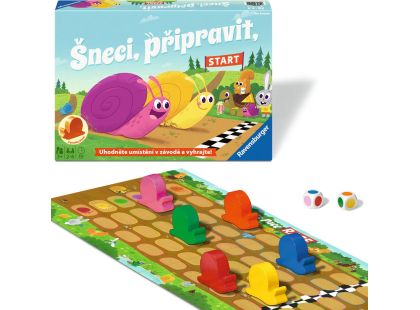 Ravensburger Šneci, připravit, START!