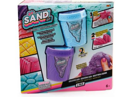 So Sand kouzelný písek 2pack fialový s modrým
