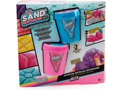 So Sand kouzelný písek 2pack růžový s modrým