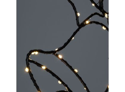 Solight LED venkovní dekorace zvonečky, 100x LED, časovač, 55cm, 3x AA