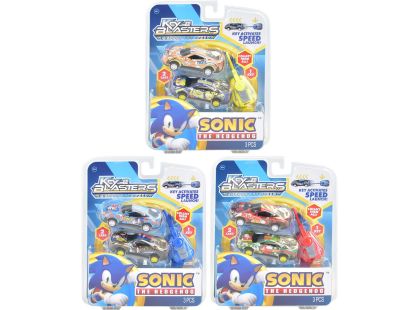 SONIC sada 2 ks autíček žlutý klíč