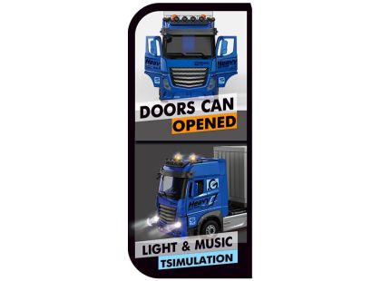 Sparkys 1:24 Kovový Kamion  s návěsem pro sypké materiály
