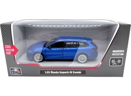 Sparkys 1:35 Škoda Superb IV Combi modré