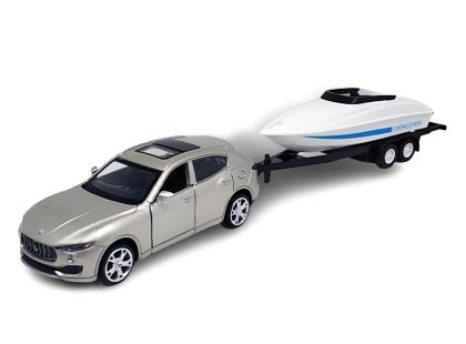 Sparkys 1:43 Maserati Levante SUV s přívěsem člun