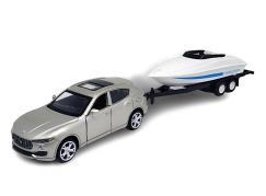 Sparkys 1:43 Maserati Levante SUV s přívěsem člun