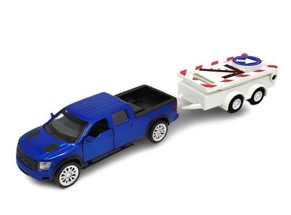 Sparkys 1:52 Ford F-150 SVT Raptor se silničním výstražným vozíkem