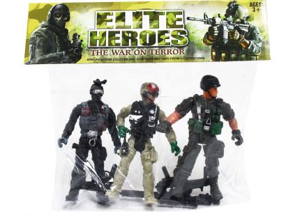 Sparkys Akční figurky vojáků 3 ks serie 5