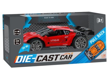 Sparkys Auto Racing Cars 1:32 KLX600-319 zpětné natahování červené