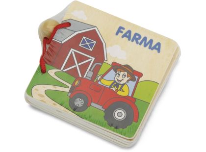 Sparkys BABU - Dřevěná knížka 3 druhy