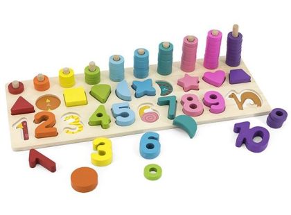 Sparkys BABU - Dřevěná sada Čísla a tvary 2