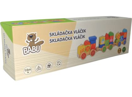Sparkys BABU - Skládačka vláček