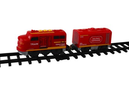 Sparkys BABU vláčky - Elektrický vláček červený - set 2 ks
