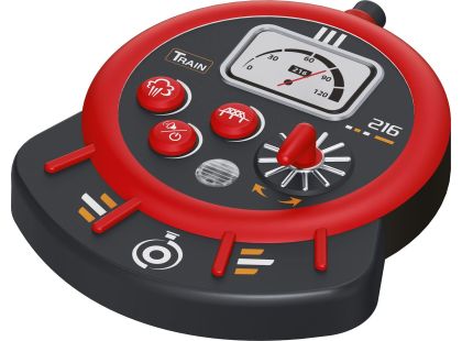 Sparkys BABU vláčky - RC Parní vlak - červený (se zvuky, světly a kouřovými efekty)