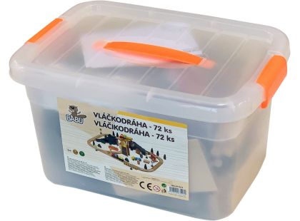 Sparkys BABU vláčky - Vláčkodráha 72 dílů
