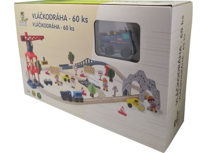 Sparkys BABU vláčky - Vláčkodráha s jeřábem