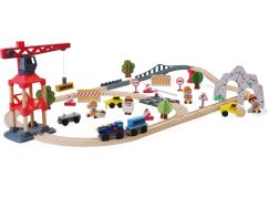 Sparkys BABU vláčky - Vláčkodráha s jeřábem