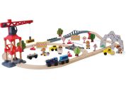 Sparkys BABU vláčky - Vláčkodráha s jeřábem