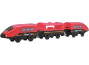 Sparkys BABU vláčky - Vlak Hasiči s vagóny na baterie