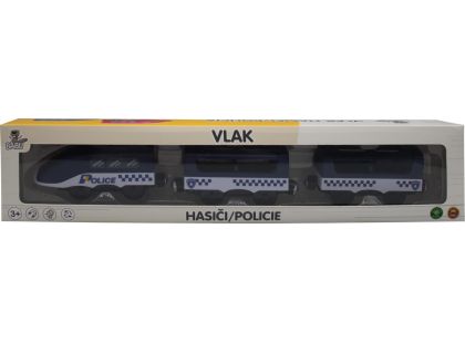 Sparkys BABU vláčky - Vlak Policie s vagóny na baterie