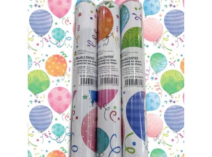 Sparkys Balicí papír dětský 200 x 70 cm balonky