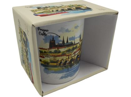 Sparkys Bílý hrnek 250ml  - Karlův most