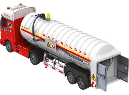Sparkys CITY SERVICE CAR - 1:12 - Tahač s cisternou na zemní plyn (se zvukem a světly)