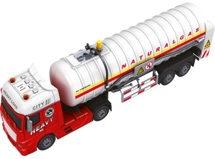 Sparkys CITY SERVICE CAR - 1:12 - Tahač s cisternou na zemní plyn (se zvukem a světly)
