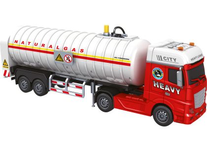 Sparkys CITY SERVICE CAR - 1:12 - Tahač s cisternou na zemní plyn (se zvukem a světly)