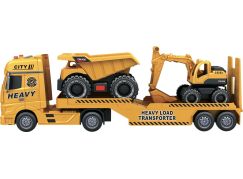 Sparkys CITY SERVICE CAR - 1:12 Tahač s bagrem a nákladním autem
