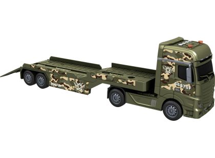 Sparkys CITY SERVICE CAR - 1:12 Vojenský tahač s vrtulníkem a tankem