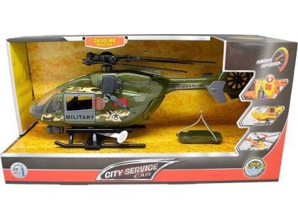 Sparkys CITY SERVICE CAR - 1:12 Vojenský vrtulník