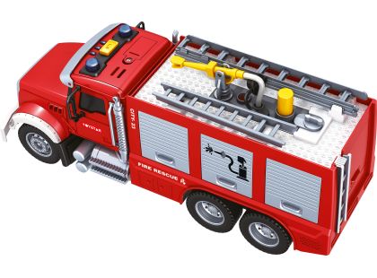 Sparkys CITY SERVICE CAR - 1:14 - Hasičský vůz (se zvukem, světly, stříkací vodou a dalšími funkcemi)