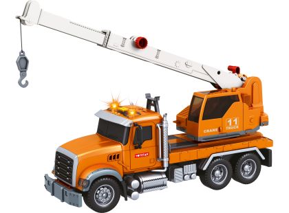 Sparkys CITY SERVICE CAR - 1:14 - Nákladní auto s jeřábem (se zvukem, světly a dalšími funkcemi)