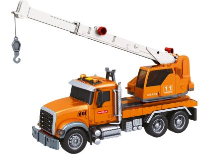 Sparkys CITY SERVICE CAR - 1:14 - Nákladní auto s jeřábem (se zvukem, světly a dalšími funkcemi)