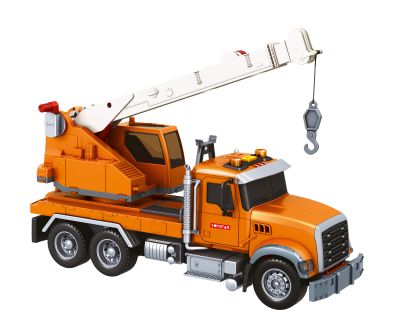 Sparkys CITY SERVICE CAR - 1:14 - Nákladní auto s jeřábem (se zvukem, světly a dalšími funkcemi)